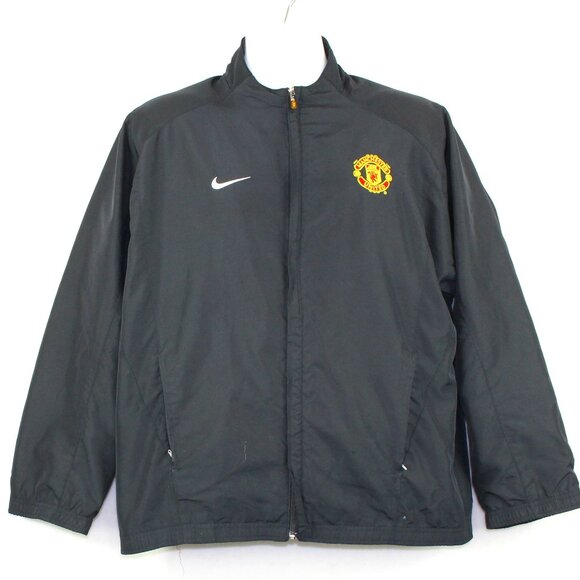 Vintage Nike Manchester United Soccer Football Training Light Jacket Mens Small - Picture 1 of 10
